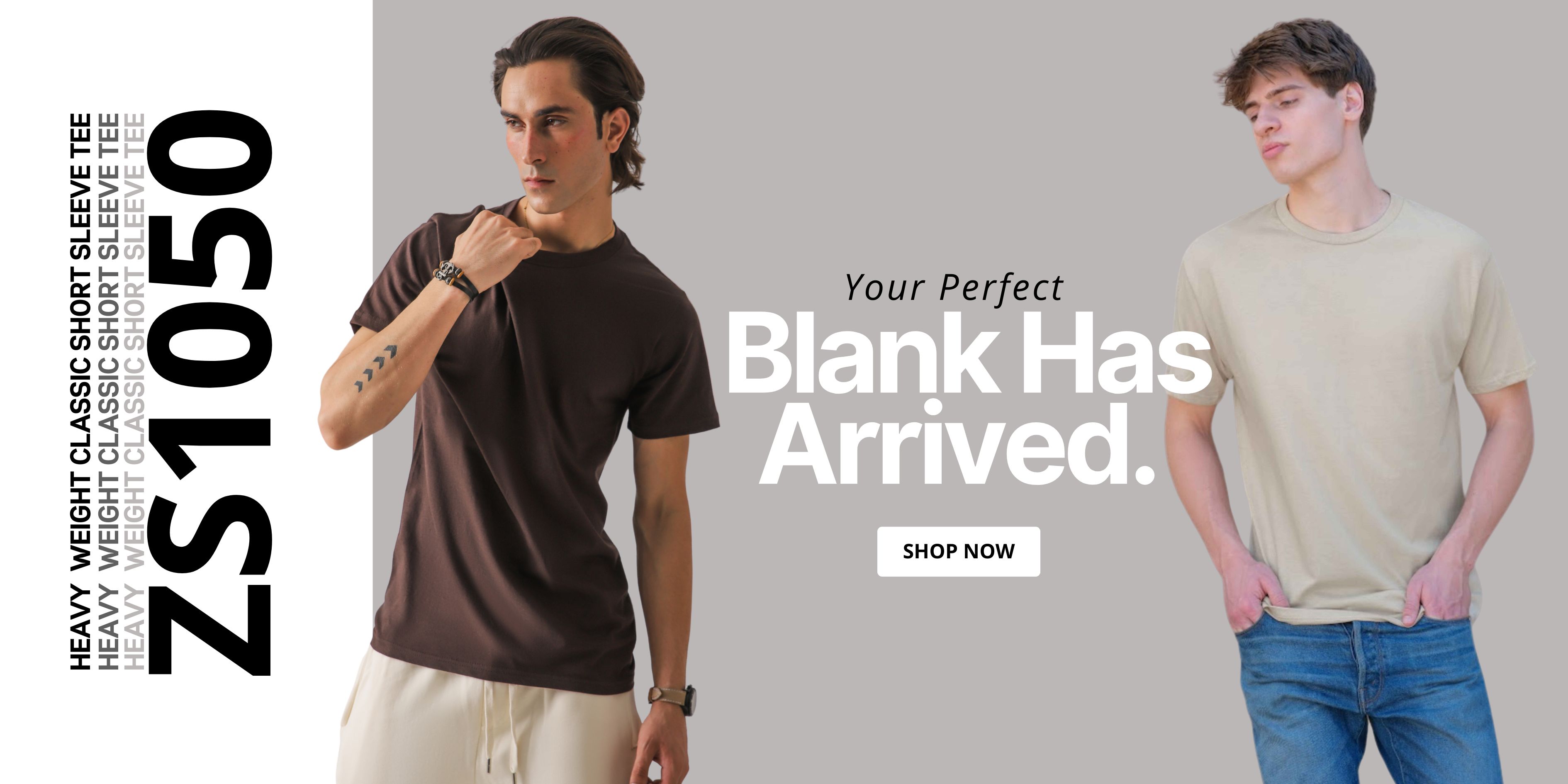 ZS1050 - Heavy Weight Classic Short Sleeve Tee Banner