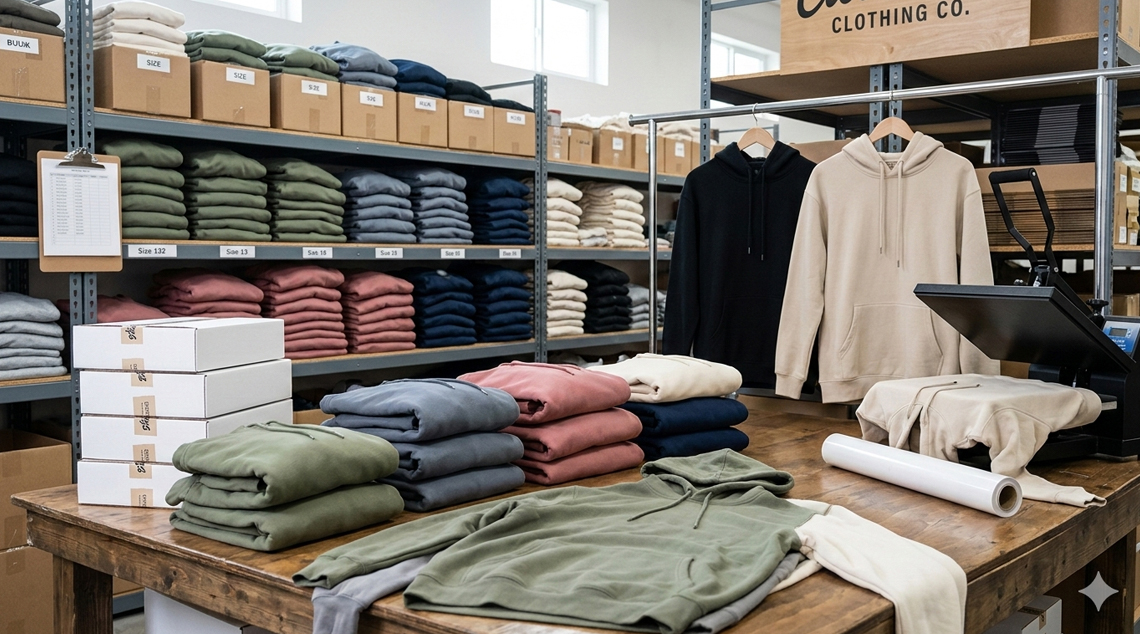 How to Start a Hoodie Brand Using Wholesale Blank Hoodies