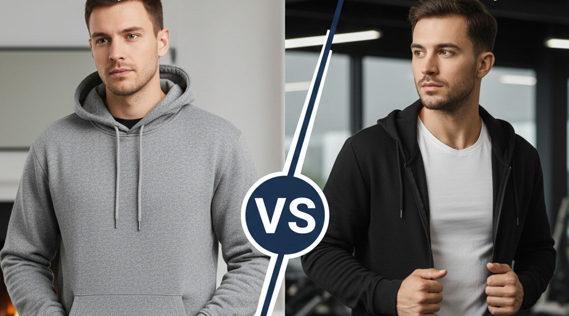 Pullover VS Zip-Up Hoodies