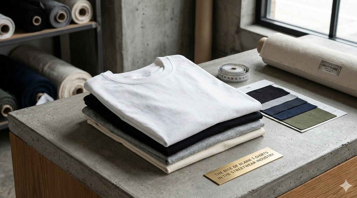 The Rise of Blank T-Shirts in the Streetwear Industry