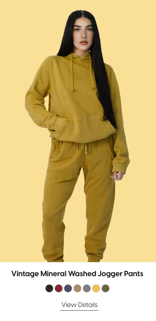ZS4006 - Vintage Mineral Washed Jogger Pants