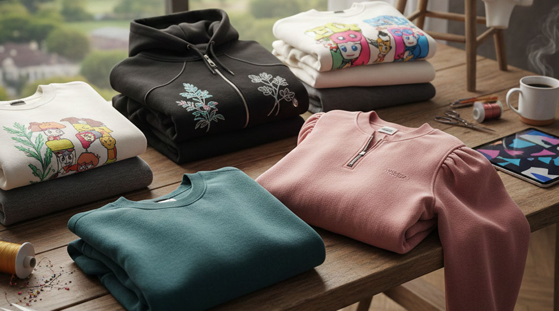 Wholesale Sweatshirts in 2026: Seasonal Trends, Fabrics, and What to Stock