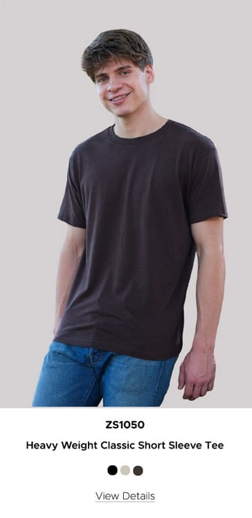 ZS1050 - Heavy Weight Classic Short Sleeve Tee