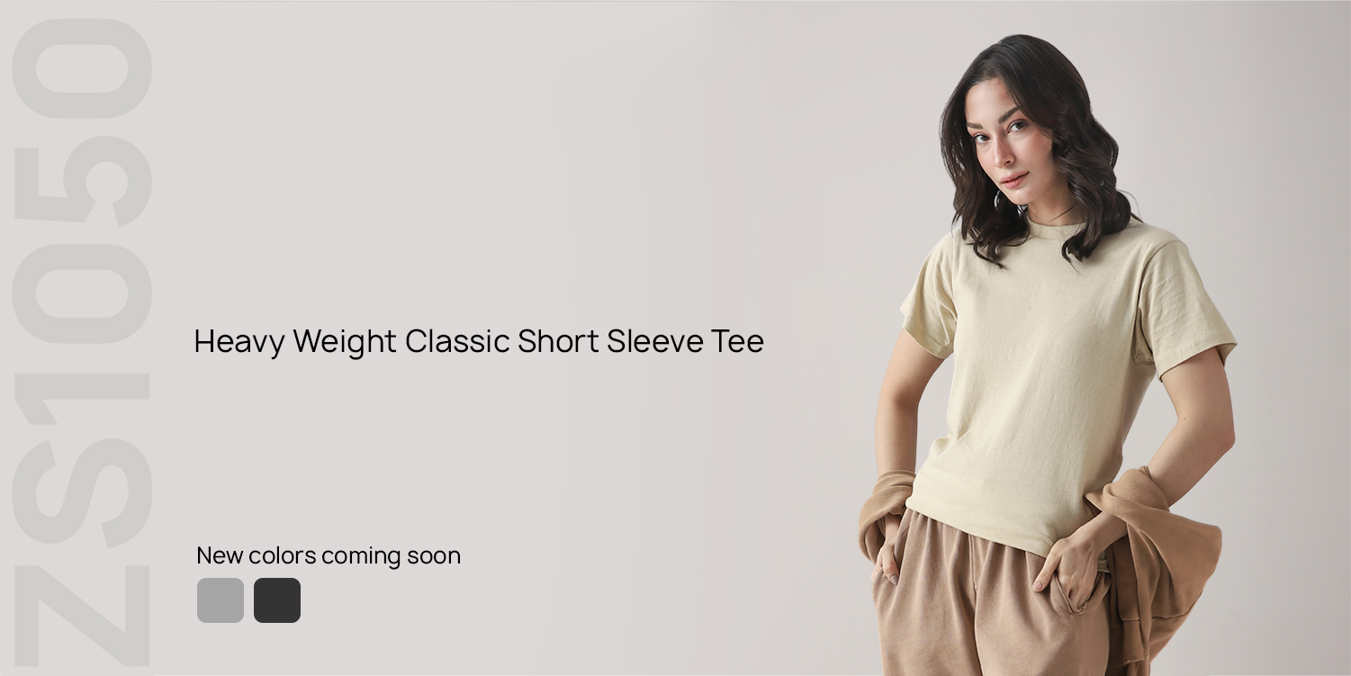 ZS1050 - Heavy Weight Classic Short Sleeve Tee Banner