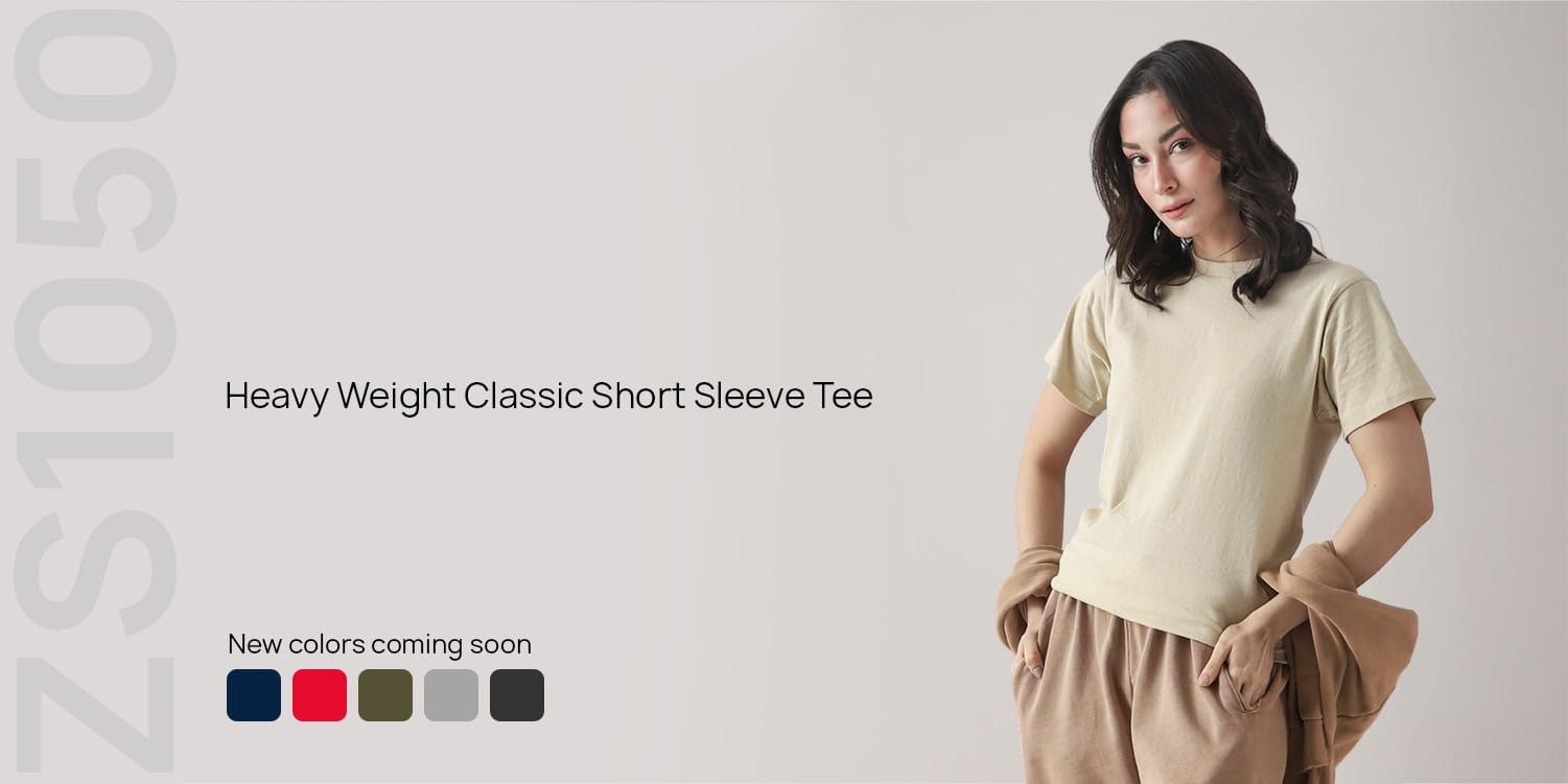 ZS1050 - Heavy Weight Classic Short Sleeve Tee Banner