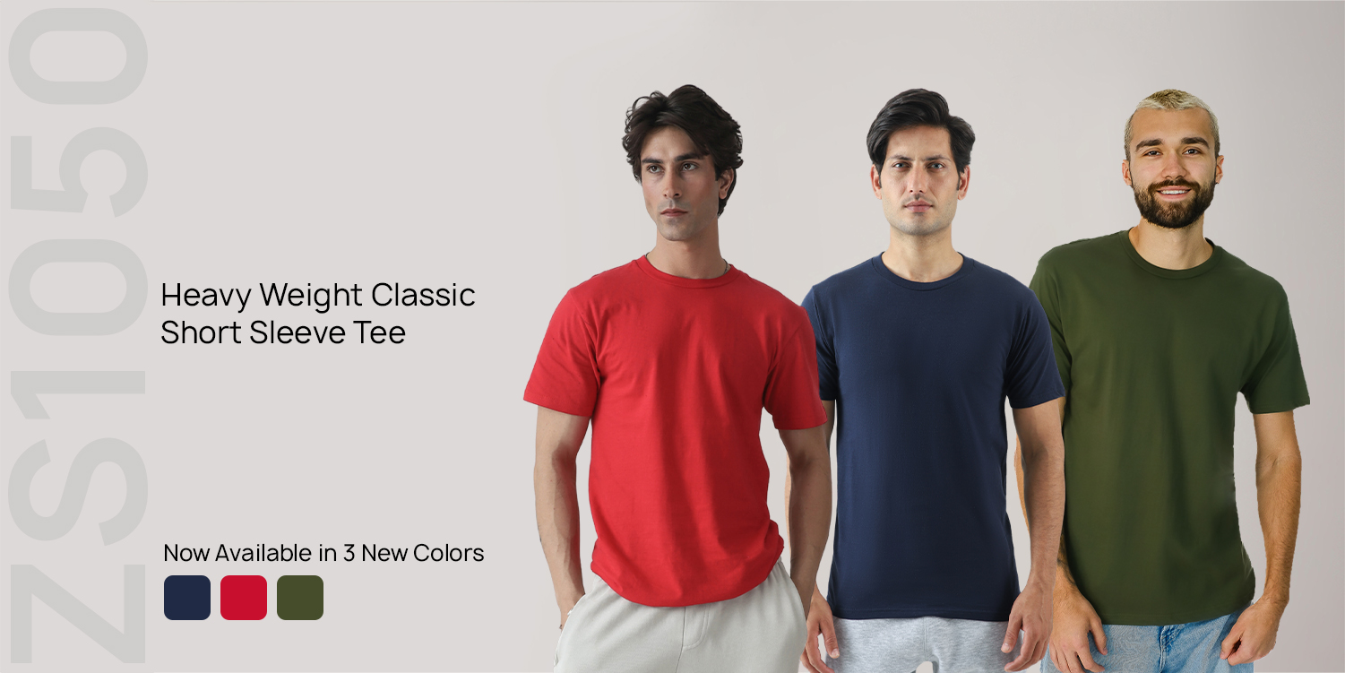 ZS1050 - Heavy Weight Classic Short Sleeve Tee Banner