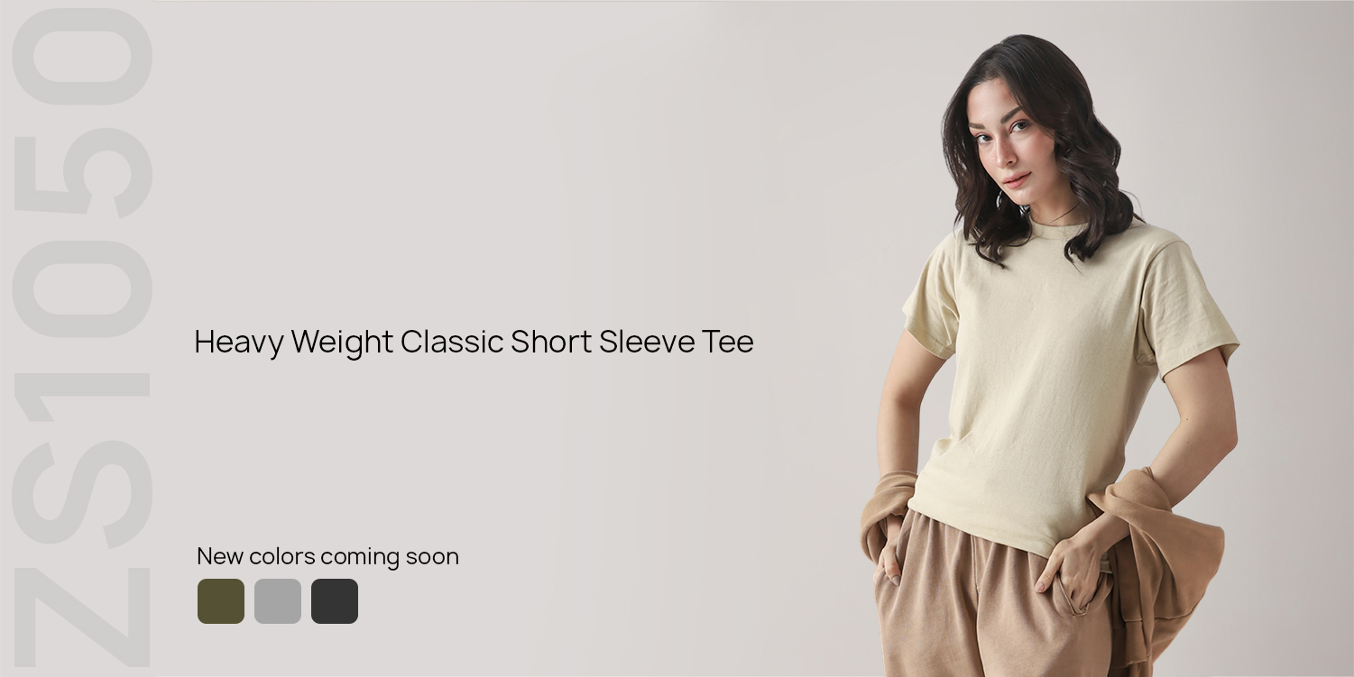 ZS1050 - Heavy Weight Classic Short Sleeve Tee Banner
