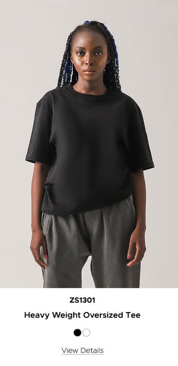 ZS1301 - Heavy Weight Oversized Tee