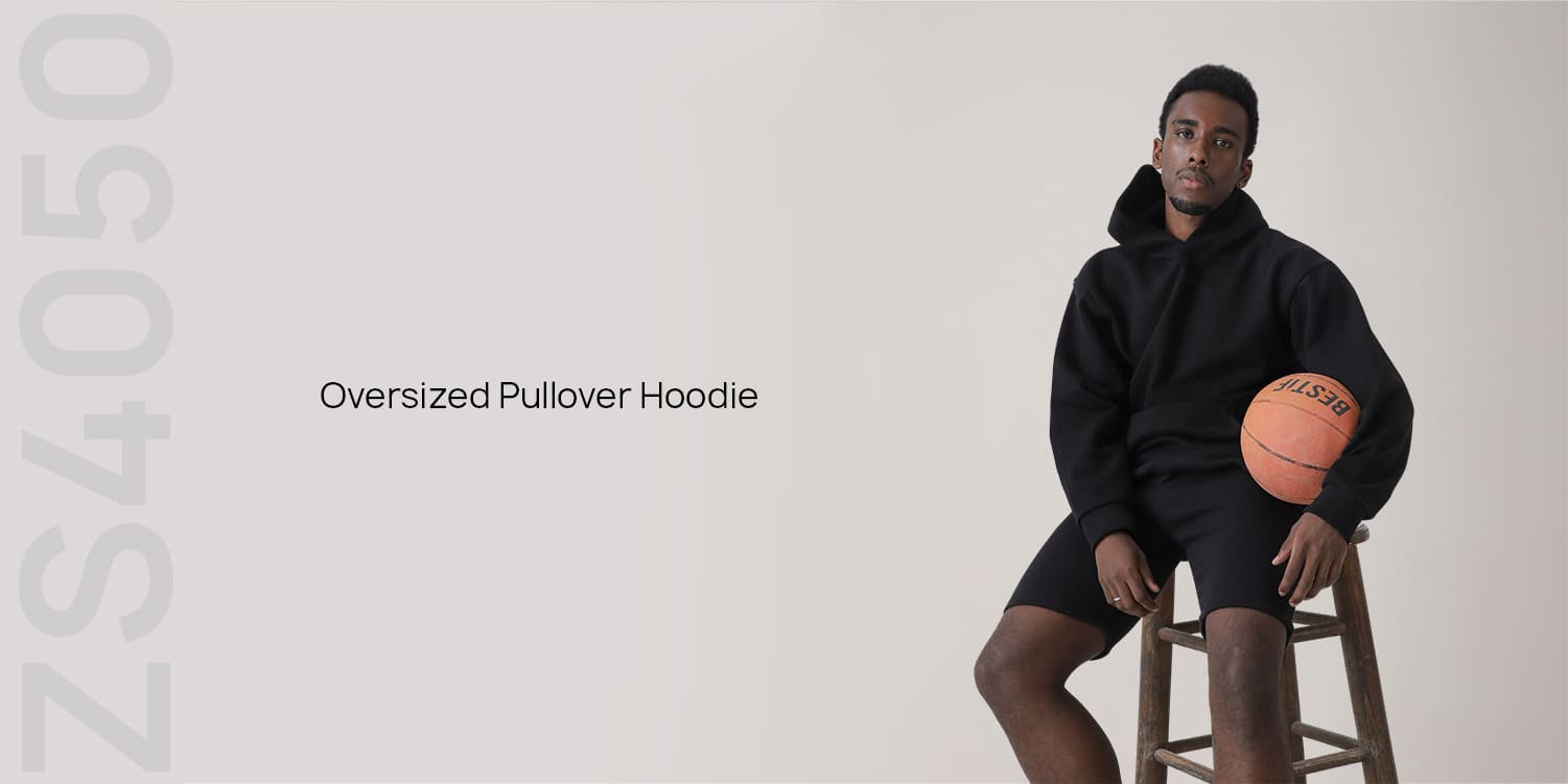 ZS4050 - Oversized Pullover Hoodie