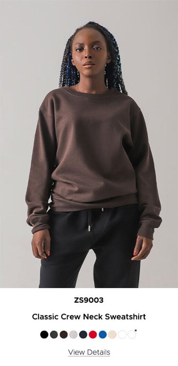 ZS9003 - Classic Crew Neck Sweatshirt