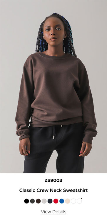 ZS9003 - Classic Crew Neck Sweatshirt