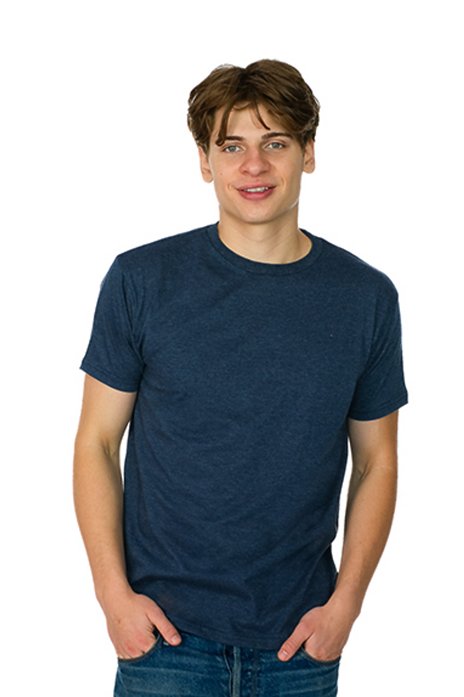 Premium Heather Short Sleeve Crew Neck Tee | ZuniSportswear